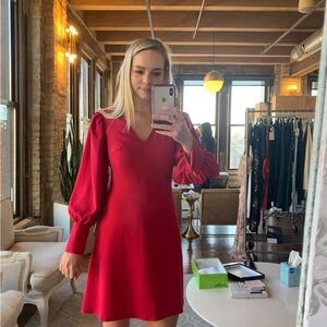 Eliza J Bishop Sleeve Dress